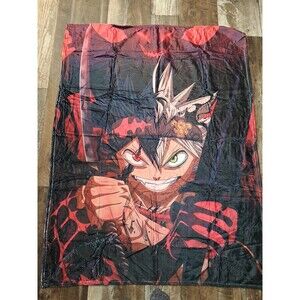 NEW! 40" x 50" Asta from Black Clover Anime Manga Soft Fleece Blanket